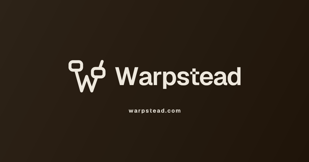 Warpstead - A spatial workspace for Windows: your programs, folders and files side by side on one ca
